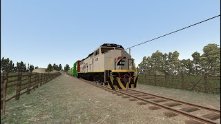 ENRL train testing on standard gauge track in GMod.