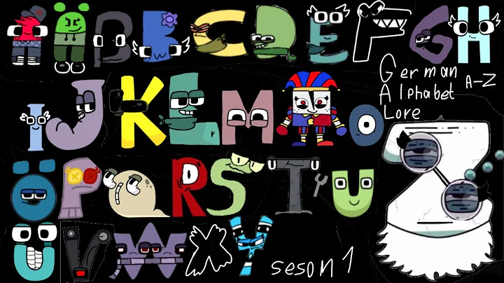 German alphabet lore season 1 (A-Z) : германский лор алфавита весь 1 сезон (A-Z)