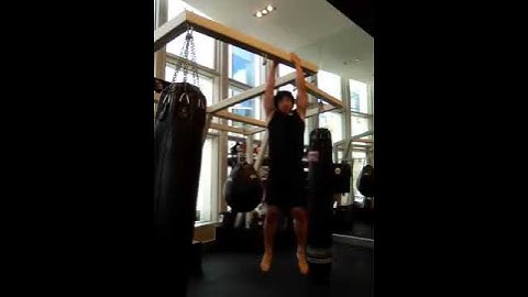 Parkour Conditioning Training in Hong Kong - Chin-ups in everywhere