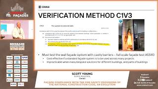 Façade Fire Compliance & the NCC: An Evolution | Dr Scott Young, Omnii at Zak World of Façades