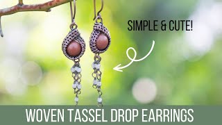 Wire Woven Drop Earring Tutorial - Great for Beginner Wire Weavers! by Ellie's Handcrafted Jewelry 5,620 views 1 year ago 13 minutes, 30 seconds