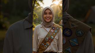 Scoutmaster: A Woman in Hijab Joins the U.S. Scouts #aivideo #art #dolaai