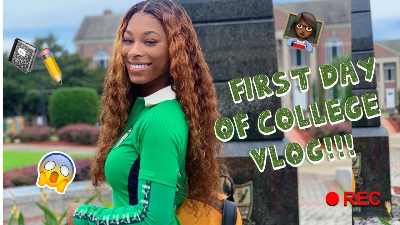 MY FIRST DAY OF COLLEGE VLOG !!! - YouTube