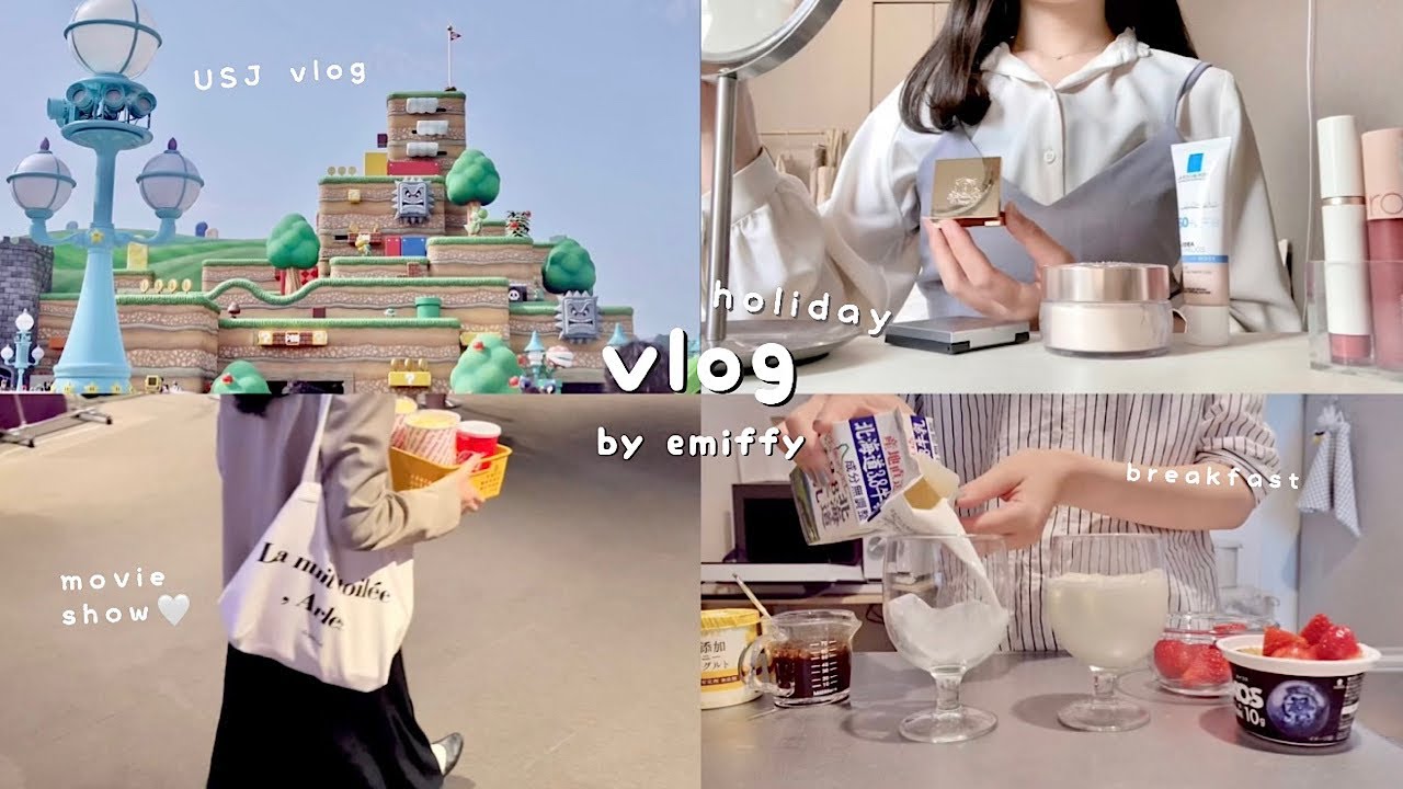 how to spend my holidays🏃‍♀️outdoor & indoor days｜enjoy my hobby, go to USJ, conan movie, cooking