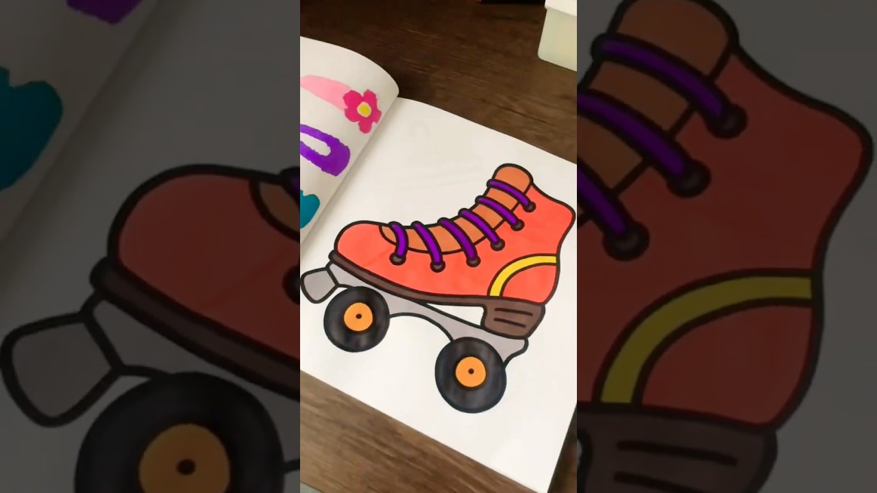 Asmr colouring🌙 coco wyo cute & groovy coloring book💕   #asmr #shorts #asmrshorts #relaxing