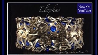 Rainbow Loom Band Elephas Bracelet Tutorial/How To