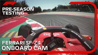 F1 2024 | Charles Leclerc | Shakedown Ferrari SF24 at Monza