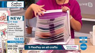 Crafter's Companion Paper and Paper Library Storage Auto...