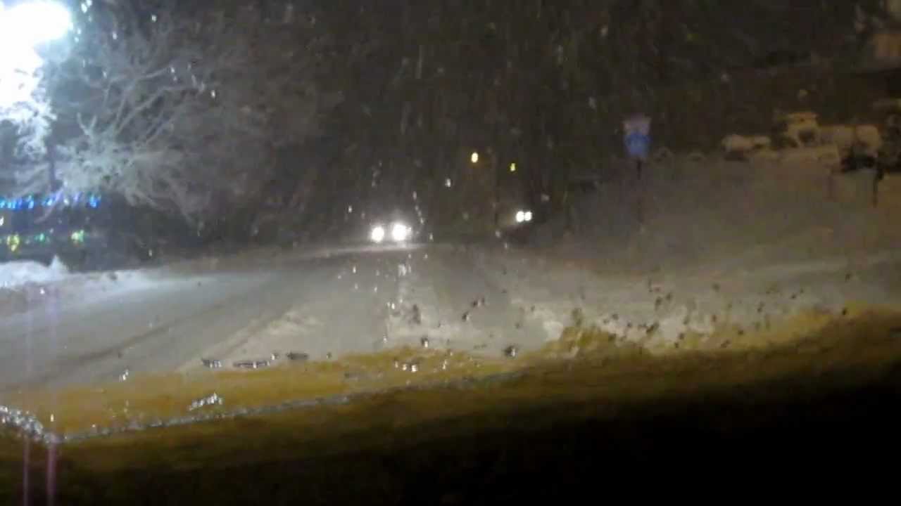 Pulaski New York first good snow of the year YouTube