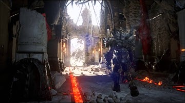 UE4 Elemental Demo running on Vulcan- Ubuntu 14.04