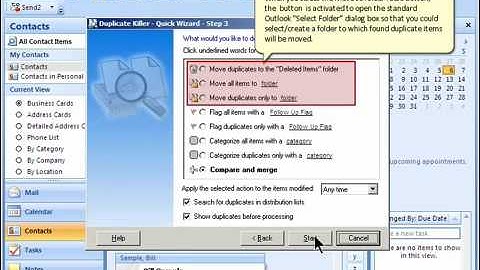 Duplicate Killer Merger for Microsoft Outlook Demo