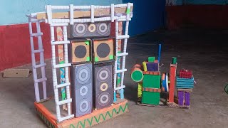 mini DJ with trolley and generator 😎||mini DJ#dj #video#viral #trending