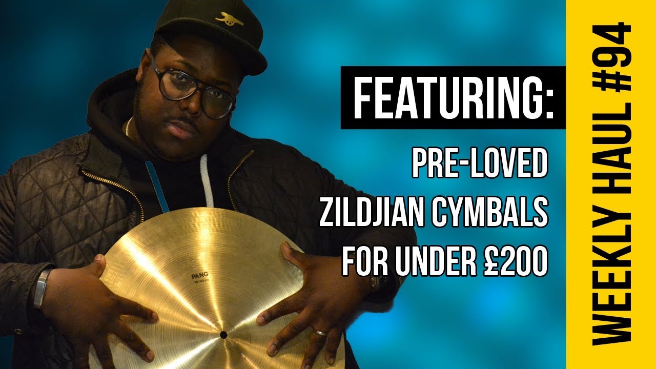 3 x Pre-loved Zildjian Cymbals under £200 in Drumshack's second hand haul - Weekly #94