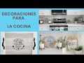 DIY DECORACIONES PARA TU COCINA/ MANUALIDADES FACILES PARA LA COCINA