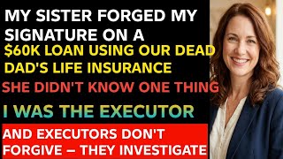  My Sister Forged My Signature on a $60K Loan. She Didn't Know I Was the Executor...