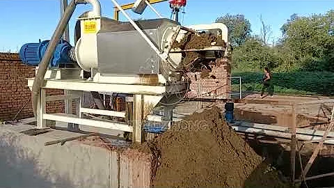 animal manure dewater machine/solid liquid separator