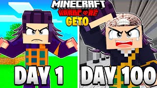 I Survived As GETO KENJAKU In Jujutsu Kaisen Minecraft!