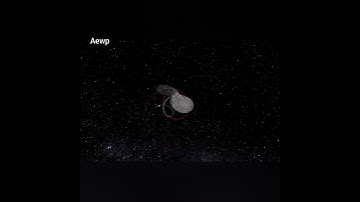 Binary orbit collapse simulation