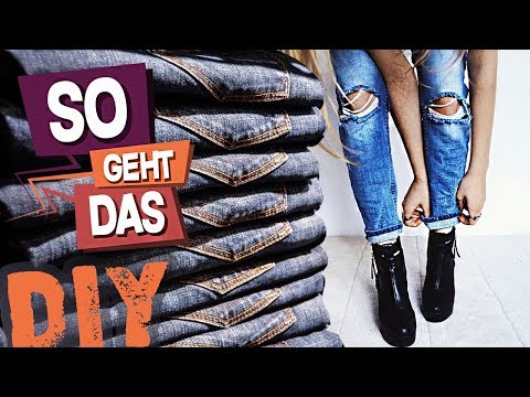 Video: Die besten Ideen, um Löcher in Jeans zu machen