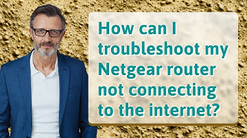 How can I troubleshoot my Netgear router not connecting to the internet?