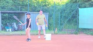 Tennis Trenning U10 🇩🇪 Vladislava Gherciu #tennis #tennistreninng #trenning #deutschland #germany