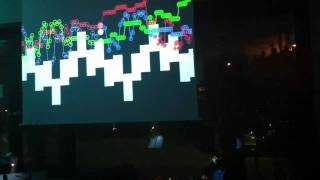 Classical music visualization live performance