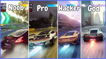 Asphalt Legends Unite | Noob VS Pro VS Hacker VS God