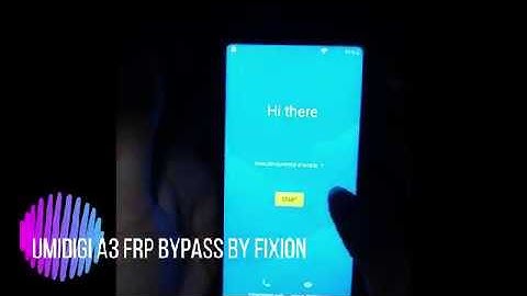 Fixion - Umidigi A3 FRP Bypass