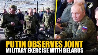 Russian President Vladimir Putin oversees large-scale drills amid growing tensions in Eastern Europe