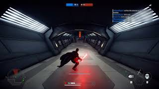 Star Wars Battlefront 2 HvV beating a damage hacking han