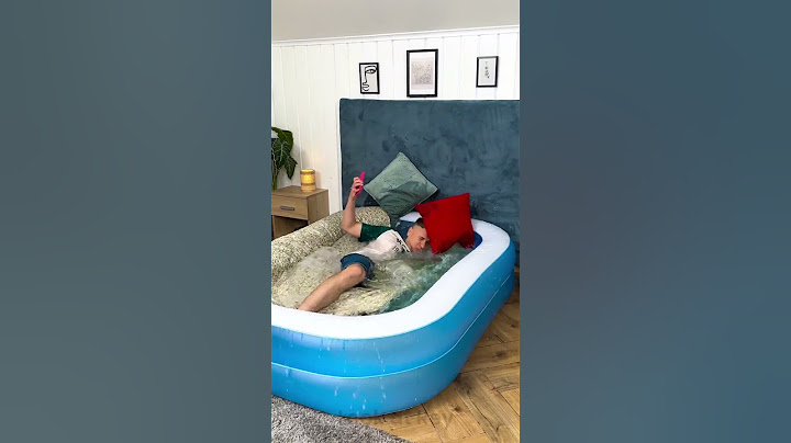 Swimming in Comfort 🛏️🏊‍♂️😂 The Ultimate Bed Pool Prank! #prank #pool #bed