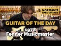 Guitar of the day 1978 fender musicmaster  normans rare guitars