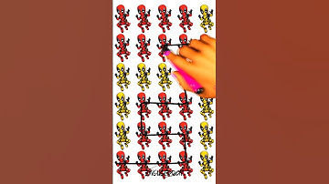 Deadpool X wolverine New line connect puzzle game #deadpool #deadpool3 #marvel #shorts #shotrs