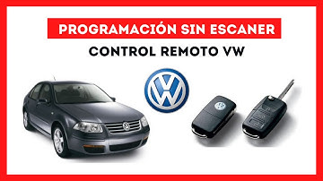 🈯Programación de CONTROL Remoro SIN ESCANER VW bora fox jetta