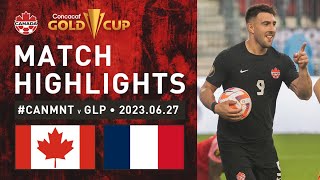 HIGHLIGHTS: #CANMNT 2:2 Guadeloupe