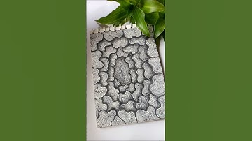 Mind Blowing Doodle Art✨ #art #shorts #satisfying #doodle #zentangleart