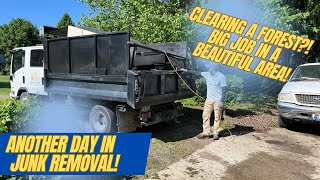 Junk Removal! Another Day in the Life and Clearing out a FOREST?!