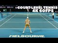 Jannik sinner  andy murray high quality hitting practice  groundstrokes serves volleys 4k 60fps