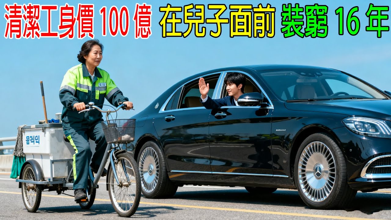清潔工身價100億，卻在兒子面前裝窮16年！結局意外