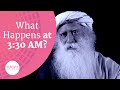 What happens at 330 am  sadhguru l world of mystics