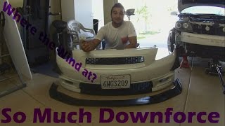 Scion TC Lip Install/So Much Down Force!!!!!