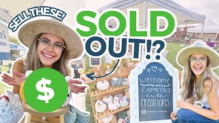 What were my best sellers!? Successful fall crochet craft show! • MARKET VLOG EP 10