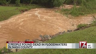 2 killed after being swept away in Nash County flooding