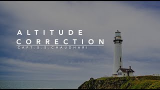 Altitude Correction | Capt.S.S.Chaudhari