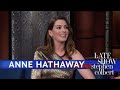 Anne Hathaway Rewatches Her First Commercial