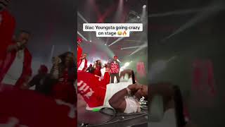 Blac youngsta going crazy on stage ! #blacyoungsta #fyp #memphis