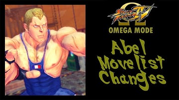 USFIV: Omega Mode - Abel Move List Changes