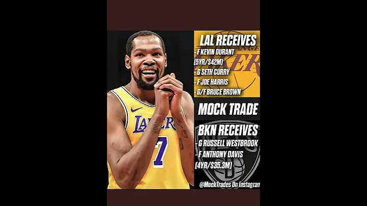 WILD Lakers and Nets trade proposal that WOULD LAND KD on the Lakers!!!🤣😳 - DayDayNews