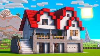 Как Построить Красивый Дом в Майнкрафт 3 Этажа