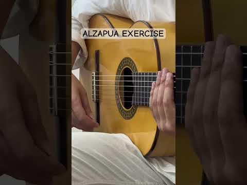 Alzapúa exercise by Yago Santos #flamenco #guitar #rumba #fingerstyle #acousticguitar #shorts
